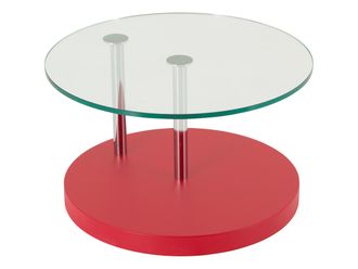 Schubiger M&ouml;bel Salontisch Nizza Kirschrot