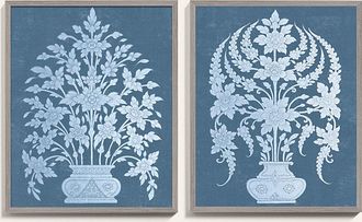 Ballard Designs Vessel & Bloom Art - Print II, 21.5 x 17.5 - Ballard Designs