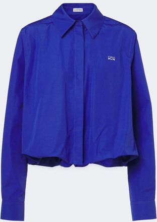 Loewe Camicia in popeline di cotone cropped