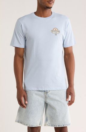 Volcom Sure Thing Graphic T-Shirt in Carolina Blue Heather at Nordstrom Rack, Size X-Large