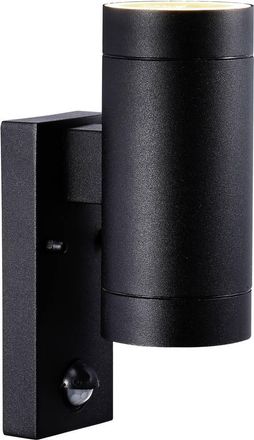 Nordlux Tin Maxi Doble Sensor Aplique De Pared Negra