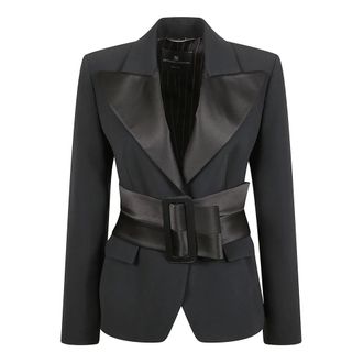 Ermanno Scervino Short Blazer - female - Ermanno Scervino - Blazers - Black - S - Jackets