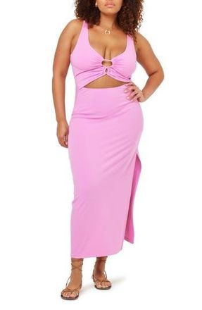 L*Space Camille Cover-Up Dress in Tulip at Nordstrom Rack, Size Small
