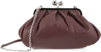 Max Mara Tassen, Dames, Rood, ONE Size, Leer, Cubico Pasticcino Bag
