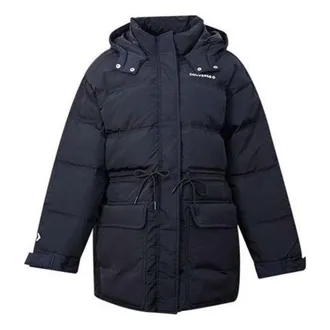 Converse (WMNS) Converse Mid Down Jacket Asia Sizing Black 10021994-A01