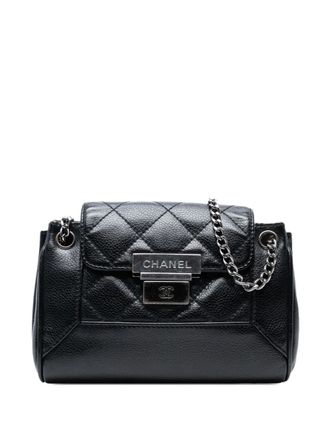 Chanel 2003-2004 Mini Quilted Caviar Accordion Flap shoulder bag - Zwart