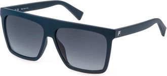 Fila SFI834 06QS Mens Sunglasses Blue Size 60