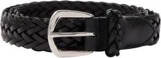 Lardini Heren, Accessoires, Zwart, Maat: 100 CM Leer