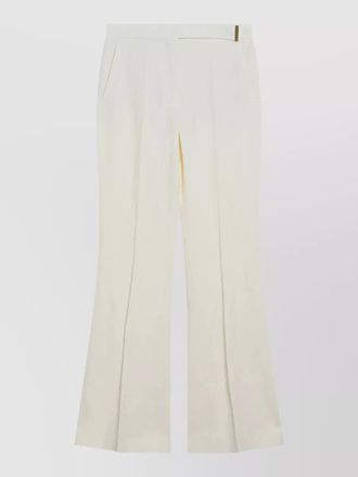 Sportmax flared leg trousers belt loops pockets