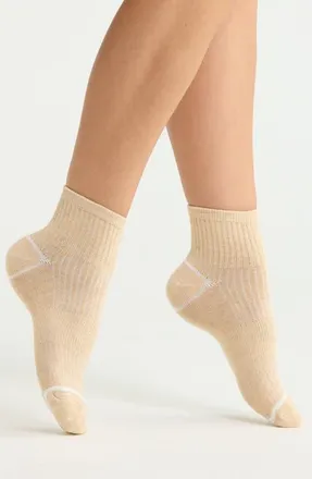 Nordstrom Assorted 5-Pack Rib Quarter Socks in Pink Multi Pack at Nordstrom, Size 9-11