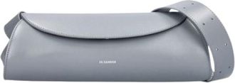 Jil Sander Blue Mini Cannolo Shoulder Bag