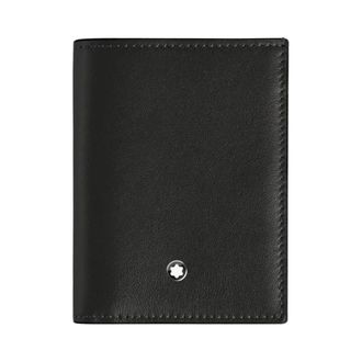 Montblanc Wallets & Cardholders, male, Black, ONE SIZE, Hammered Leather Wallet