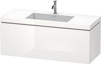 Duravit Duravit - Lavabo Para Muebles L-cube C-bonded Con Base, Colgante