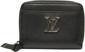 Louis Vuitton Pre-owned Coin Case - Dames - Vintage Accessoires - Zwart - ONE Size - Leer - Vintage