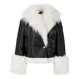 Marc Cain Sports D Jas - Dames - Jassen - Zwart - L - Leer - Jassen