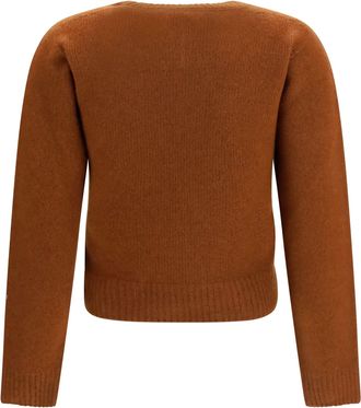Tom Ford Womens Cashmere And Silk Sweater Hazelnut
