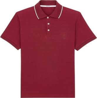 Saint Laurent Polo Shirts - Heren - Polos - Rood - M - Tops