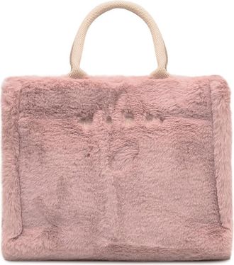 Marni Pink Logo Large Tote