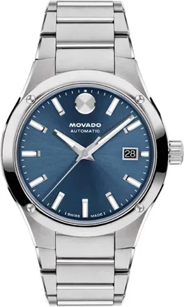 Movado Museum Imperiale Automatic Blue Dial Mens Watch 0608048