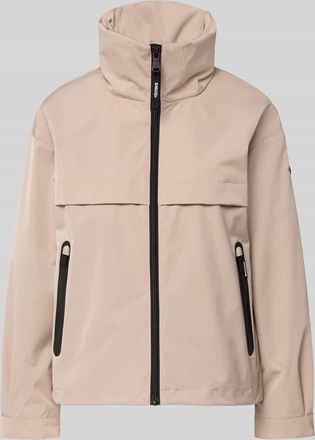 Khujo Jacke mit Stehkragen in Beige, Gr&ouml;&szlig;e XXL