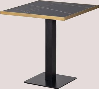 Sklum Sklum - Tavolo Bar Quadrato in Gres (70x70 cm) Galliano