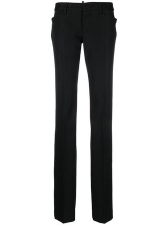 Dsquared2 Broek van scheerwol - Zwart