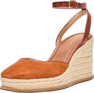 Cole Haan Cloudfeel Kyra Espadrille Wedges British Tan W31908 Womens