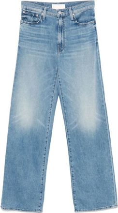 Mother Heldere Blauwe Stijlvolle Denim Jeans - Dames - Regular Fit Jeans - Blauw - W28 - Denim - Jeans