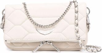 Zadig&Voltaire Rock Nano XL shoulder bag - women - Leather - One Size - Neutrals