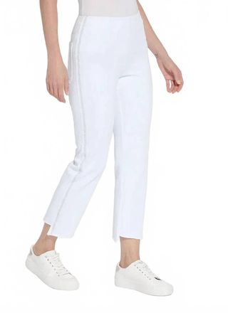 Lyss&eacute; Kenny Ankle Baby Boot Pant In White