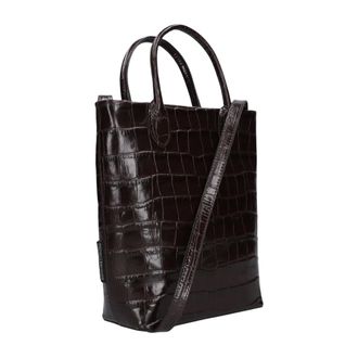 Fred De La Bretoniere Dames, Tassen, Bruin, Maat: ONE Size Leer