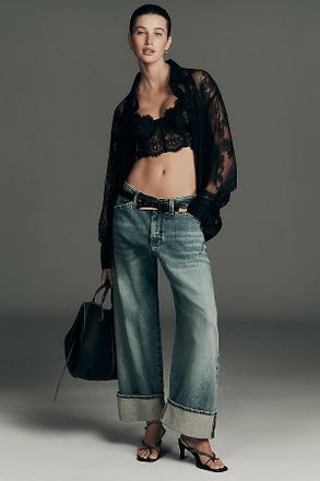 Pilcro The Kayden Barrel Carpenter Jeans by Pilcro