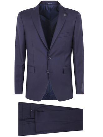Tagliatore Suit Blue Virgin Wool 2Fbr22b01.070001 B5713