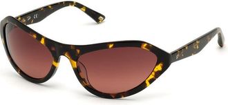 Web Eyewear Brown Plastic Womens Sunglasses