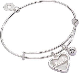 Alex and Ani Abuela Mother of Pearl Heart Bangle Bracelet Duo in Silver at Nordstrom