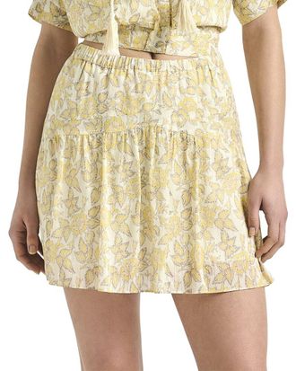 Derek Lam Thalina Printed Voile Mini Skirt