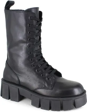 Zigi Soho Shainel Waterproof Combat Boot in Black at Nordstrom, Size 10Us