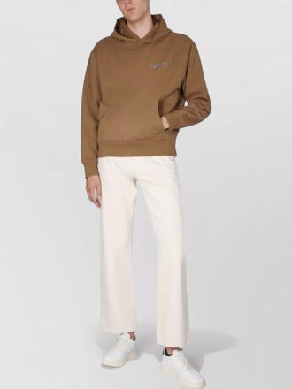 Sunflower cotton logo-embroidered hoodie