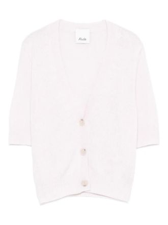 Allude button short-sleeve cardigan - Pink