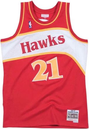 Mitchell & Ness x NBA Atlanta Hawks 1986-87 Road Swingman Jersey Dominique Wilkins 21 SMJYGS18137-AHASCAR86DWI