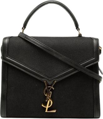 Saint Laurent Pre-owned Cassandra Handtas - Dames - Vintage Handtas - Zwart - ONE Size - Leer - Vintage