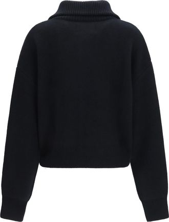 Extreme Cashmere Womens N&deg;377 Clement Cashmere Sweater Raven Kashmir-Capra Hircus Kashmir/capra