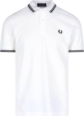 Comme Des Garçons Shirt Logo Polo - White