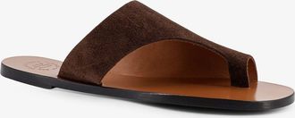 ATP Atelier Womens Sandals Rosa Brown Suede