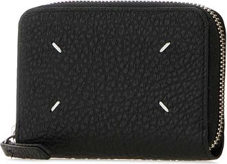 Maison Margiela Womens Holder Wallet Black Bovine Leather