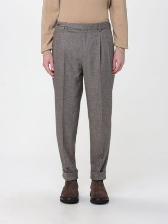 Pantaloni Torino Pantalone slim fit PT Torino in misto lana chevron