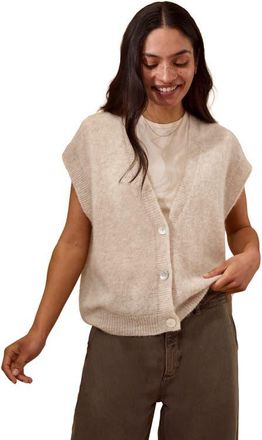 Celtic & Co. Grown On Button Up Sleeve Cardigan in Oatmeal at Nordstrom, Size X-Small