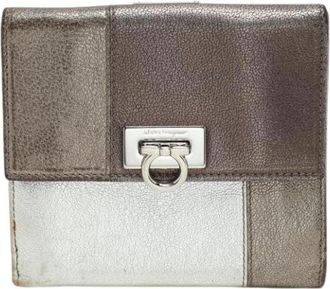 Ferragamo Pre-owned Bifold Wallet - Dames - Vintage Accessoires - Veelkleurig - ONE Size - Leer - Vintage