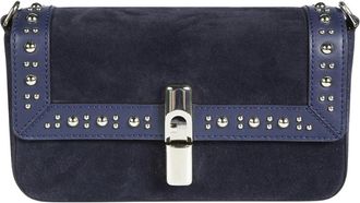 Furla Tassen, Dames, Blauw, ONE Size, Leer, Iride S Crossbody