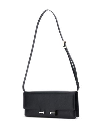 Tom Ford Womens Shoulder Bag Aube E-W Black Leather Goat
